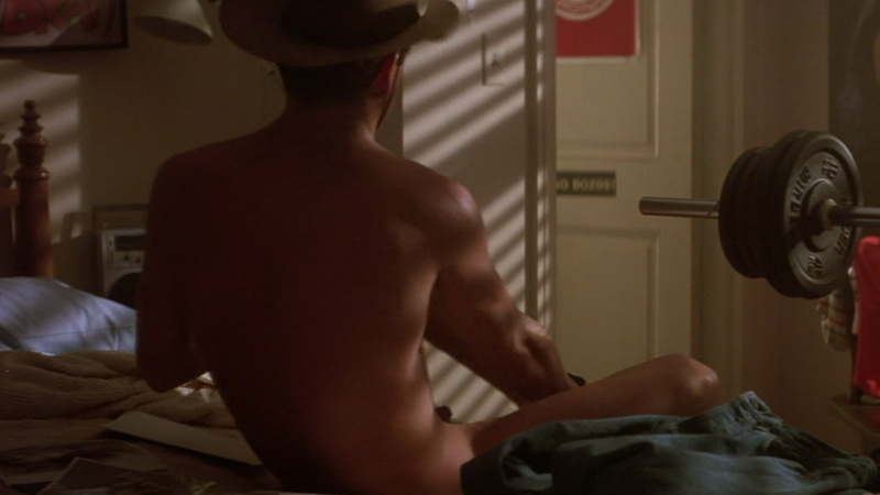 David Marshall Grant Naked as David. Penis, Shirtless, bedroom, cowboy hat. 173307