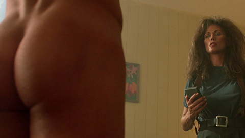 Olivier Gruner Nude as Alex. Butt, closeup, dark room. 93740