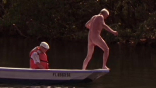 Richard Harris Naked as Frank. Butt, boat, forest. 104583