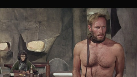 Charlton Heston in Planet of the Apes (1968) Sexy Shirtless 30285