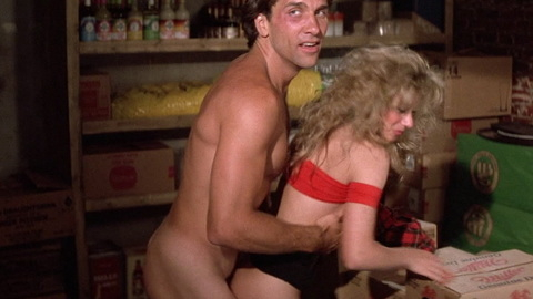 Gary Hudson Naked in Road House. Shirtless, Butt, Straight, caught in the act, doggy style. 9409