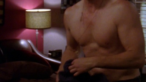 Kenny Johnson in Saving Grace (2007-2010) Sexy Shirtless 26667