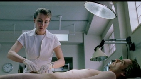 Justin Kirk Nude as Prior Walter / Leatherman in the Park. Penis, Shirtless. 2186