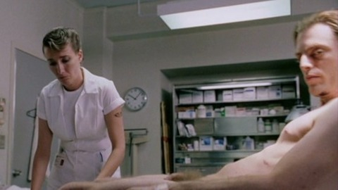 Justin Kirk Nude as Prior Walter / Leatherman in the Park. Penis, Shirtless. 2180