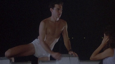 Wyatt Knight in Porky's Revenge (1985) Bulge Shirtless Underwear 63827