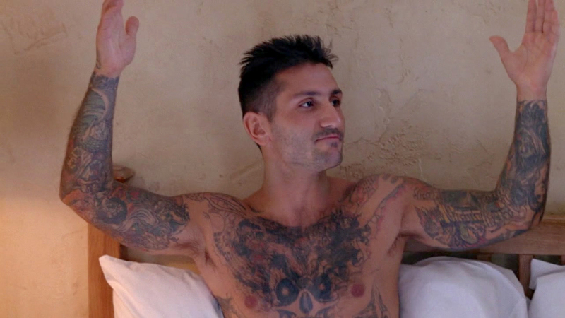 Nudes of Freddie Ascencion from NYPD Blue. Butt, bedroom, in bed. 85092