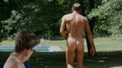 Burt Lancaster Naked in The Swimmer. Butt, Sexy, Shirtless. 16573