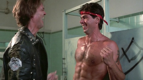 Sal Landi in Savage Streets (1984) Shirtless 70134