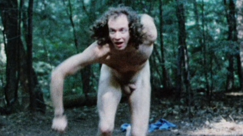The Hitchhiker from The Groove Tube Naked. Balls, Penis, Shirtless, forest, full frontal. 154637