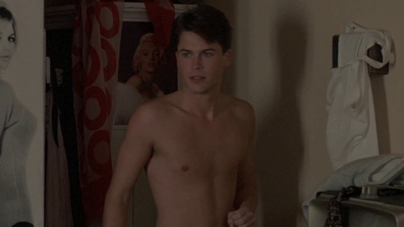 Hottest Rob Lowe Scene in The Hotel New Hampshire. Sexy, Shirtless. 47204