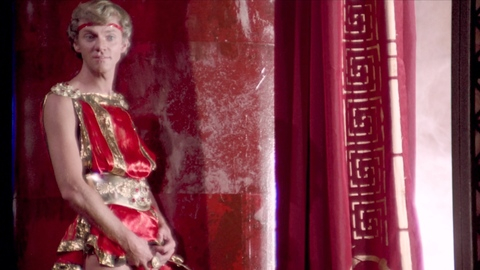 Malcolm McDowell Naked in Caligula. Balls, Penis, nude, peeing. 193765