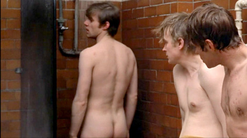 Mick: Crusaders from if.... Naked. Butt, Shirtless, locker room showers, shower. 138833