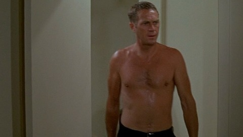 Steve McQueen in The Getaway (1972) Sexy Shirtless 5833
