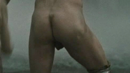 Nudes of Father from The Road. Butt, Balls, backsack, in water. 106116
