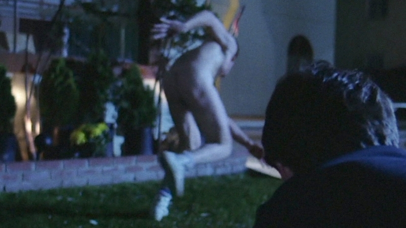 Joe Nassi Naked in Sorority House Massacre. Butt, outside, running naked. 183667