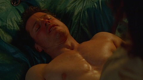 Sexiest Michael Paré Scene in Bad Moon. Shirtless, Straight. 56599