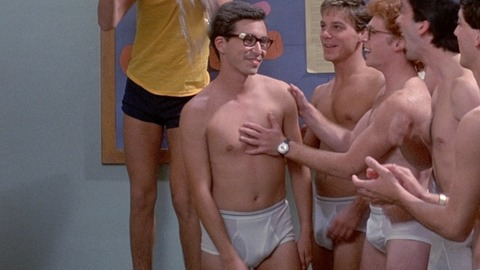 Brian Peck in The Last American Virgin (1982) Bulge Shirtless Underwear 41703