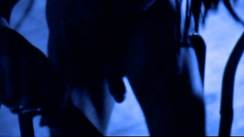 Harold Perrineau Nude as Augustus Hill. Butt, Penis, Shirtless, blue light, dark. 1394