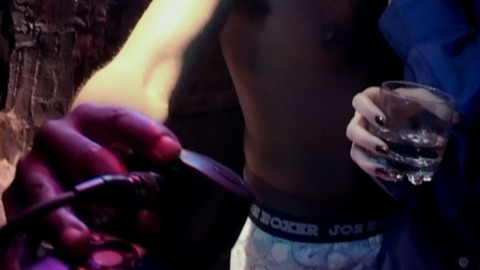 Harold Perrineau in On_Line (2002) Sexy Shirtless Underwear 56976