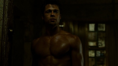 Brad Pitt in Fight Club (1999) Shirtless 2591