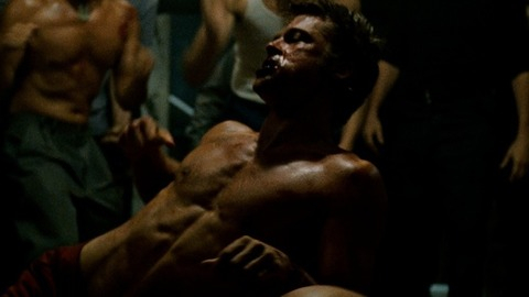 Brad Pitt in Fight Club (1999) Shirtless 2586