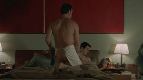 Chris Potter Naked as David Cameron. Butt, apron, bedroom. 175569