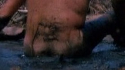 Oliver Reed Naked in Castaway. Sexy, Shirtless, Butt. 13567