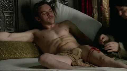 Jonathan Rhys-Meyers in The Tudors (2007-2009) Bulge Shirtless 29850