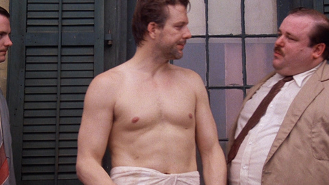 Sexiest Scenes of Harry Angel from Angel Heart. Shirtless. 293