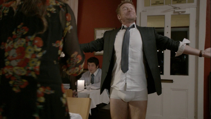 Sexiest Richard Roxburgh Scene in Rake. Bulge, Underwear. 28945