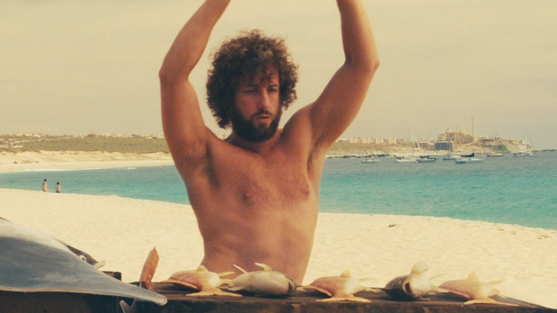 Hottest Adam Sandler Scene in You Don't Mess with the Zohan. Sexy, Shirtless. 13280