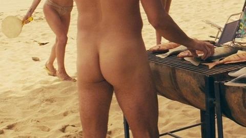 Adam Sandler in You Don't Mess with the Zohan (2008) Sexy Shirtless Body Double Butt 13282