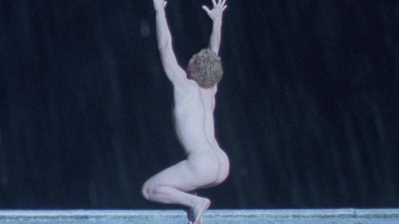 Julian Sands Naked as Shelley. Butt, nude, on roof. 112911