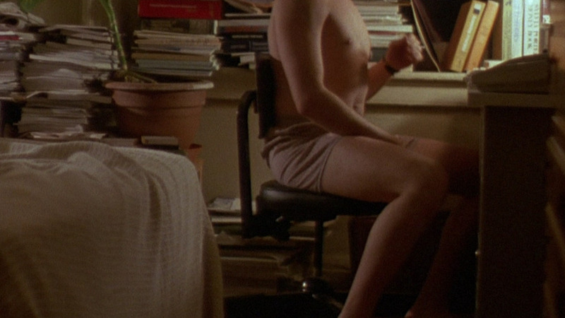 Sexiest Charlie Sheen Scene in Wall Street. Shirtless, Underwear. 45391