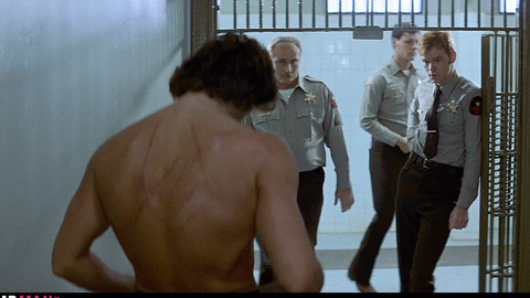 Sexiest Sylvester Stallone Scene in First Blood. Shirtless. 115