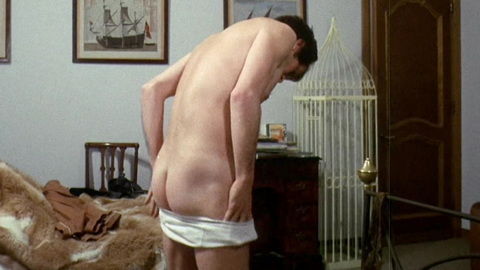 Terence Stamp Naked in Teorema. Butt, Underwear, bedroom, sexy. 124794
