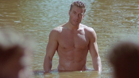 Hottest Jean-Claude Van Damme Scene in Nowhere to Run. Sexy, Shirtless. 28808