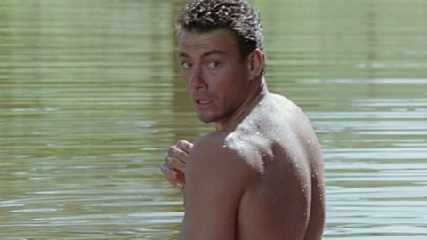 Hottest Jean-Claude Van Damme Scene in Nowhere to Run. Sexy, Shirtless. 28802