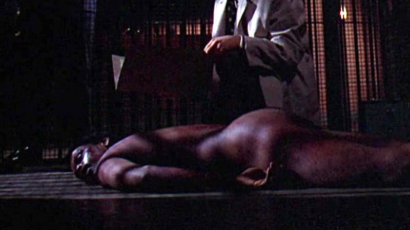 Denzel Washington Naked in Cry Freedom. Shirtless, Butt, barefoot, beaten up. 1615
