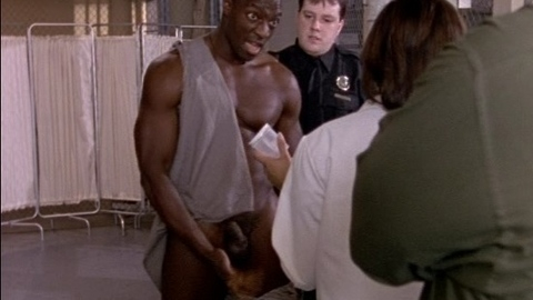 Adewale Akinnuoye-Agbaje Naked as Simon Adebisi. Shirtless, Balls, Penis, Sexy. 9567