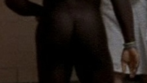 Nudes of Simon Adebisi from Oz. Butt, Shirtless. 6642