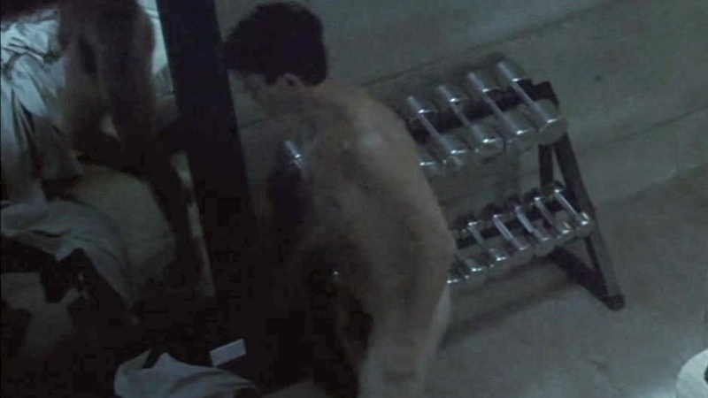 Mitch Hiller from Enough Naked. Balls, Penis, Shirtless, bedroom, dark. 142721