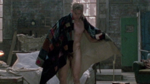 Wolf (as Nikolaj Waldau) from Bent Naked. Balls, Penis, Shirtless, barefoot, blonde. 93287