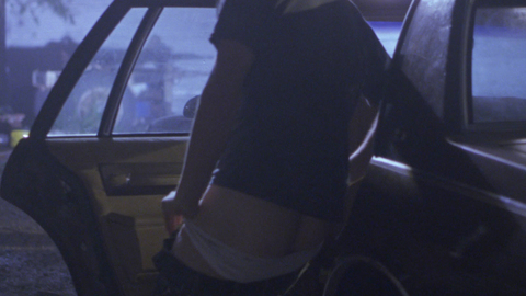 Nudes of John Lotter from Boys Don't Cry. Butt, car, night. 119394