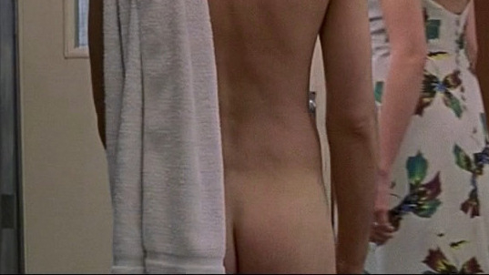 James Frain Naked in What Rats Won't Do. Butt, black hair, clothed woman. 85813