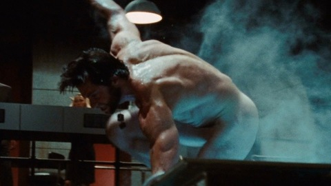 Hugh Jackman in X-Men Origins: Wolverine (2009) Shirtless Sexy 9605