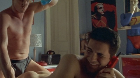 Hal Sparks Naked as Michael Novotny. Butt, back rub, bedroom. 172257
