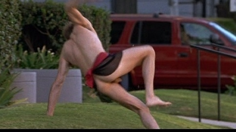 Ryan Reynolds Naked in Buying the Cow. Butt, Balls, Penis, backsack, chase scene. 1825