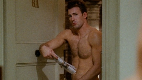 Hottest Chris Evans Scene in What's Your Number?. Shirtless. 1694