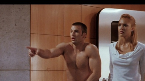 Sexiest Chris Evans Scene in Fantastic Four. Shirtless. 3433